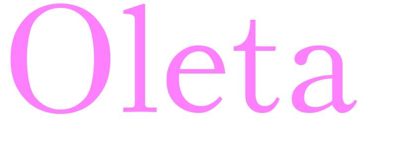 Oleta | Name for Girls | UK Baby Names