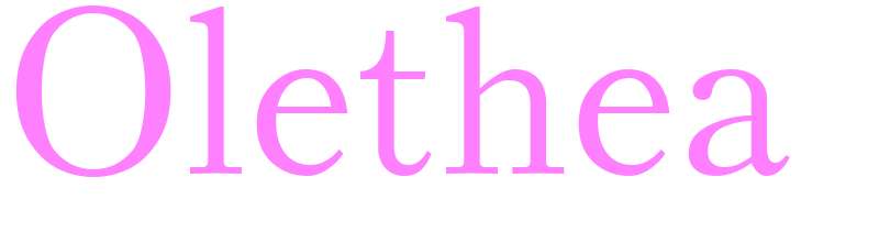 Olethea - girls name