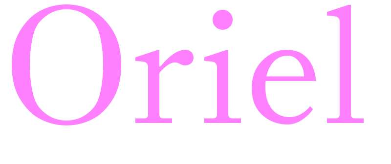 Oriel - girls name