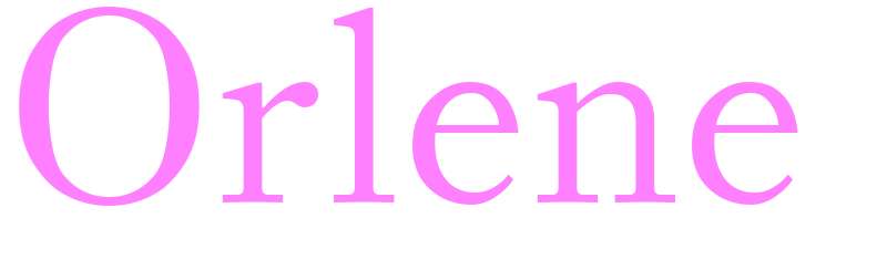 Orlene - girls name