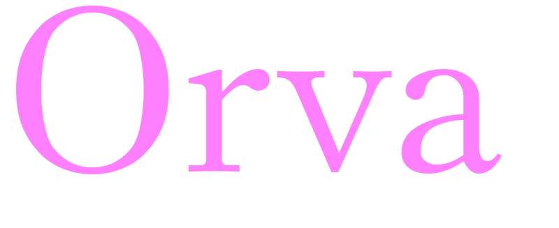 Orva - girls name