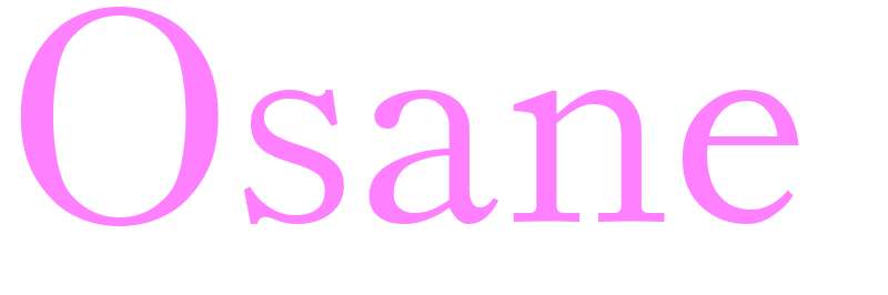 Osane - girls name