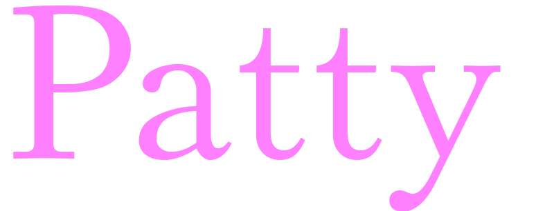 Patty - girls name