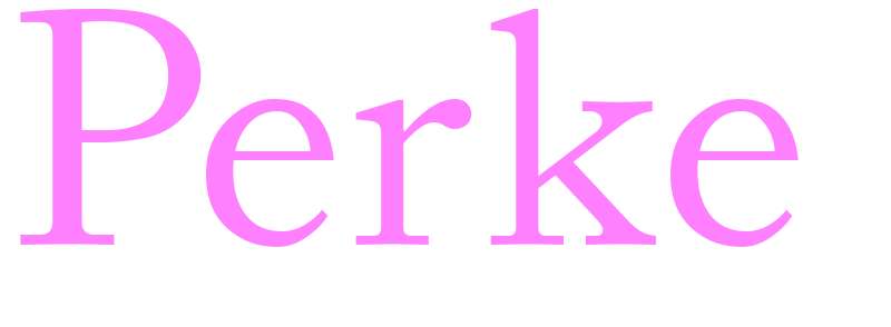 Perke - girls name