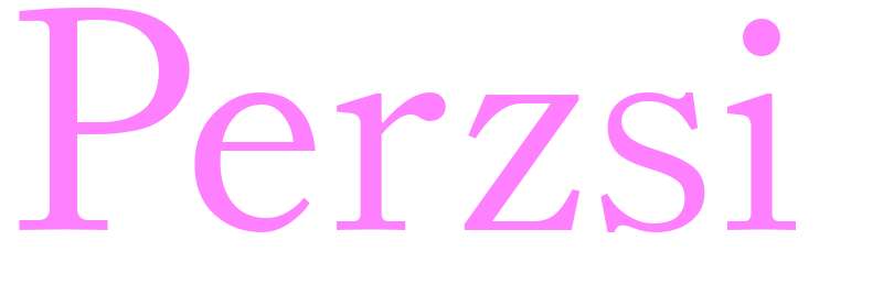 Perzsi - girls name