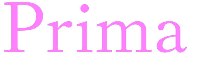 Prima - girls name