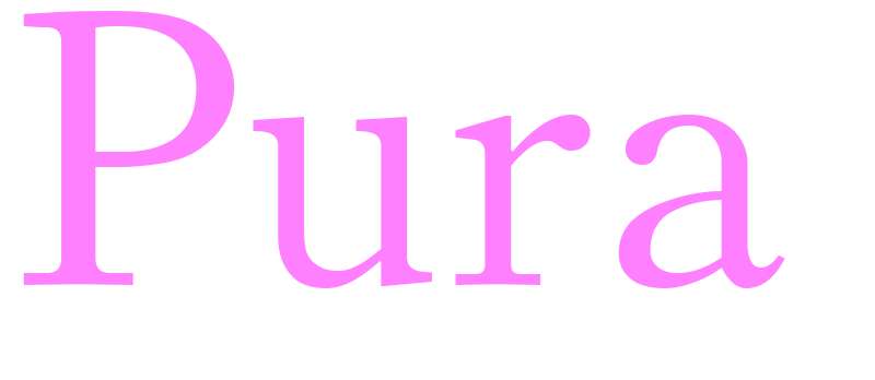 Pura - girls name