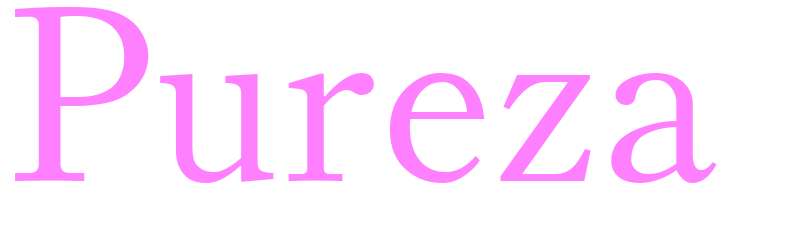 Pureza - girls name