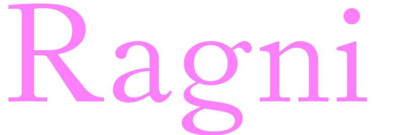 Ragni - girls name