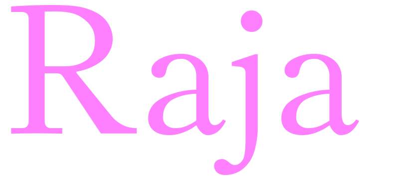 Raja - girls name