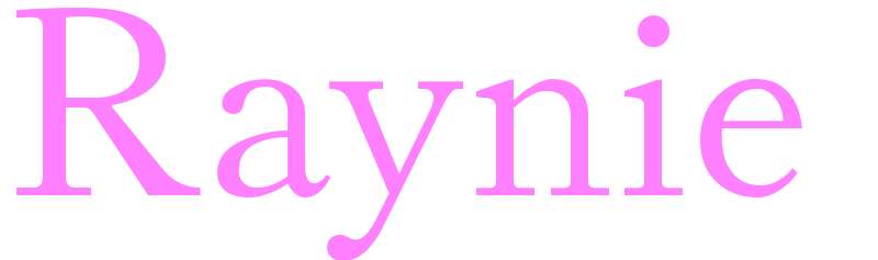 Raynie - girls name