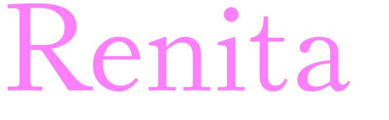 Renita - girls name