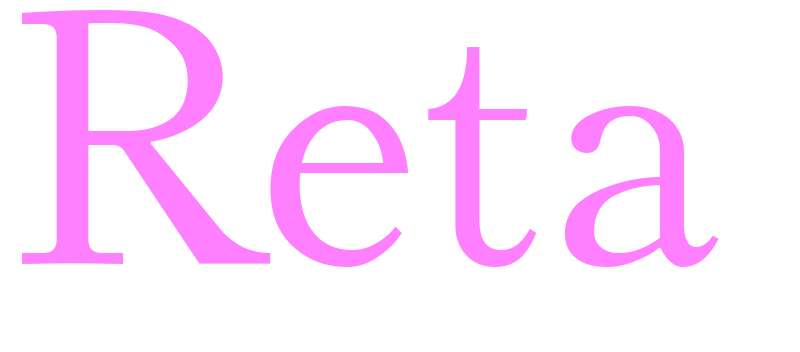 Reta - girls name