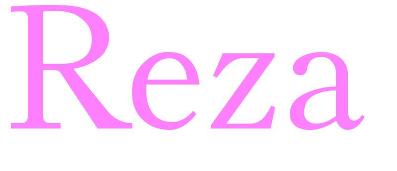 Reza - girls name