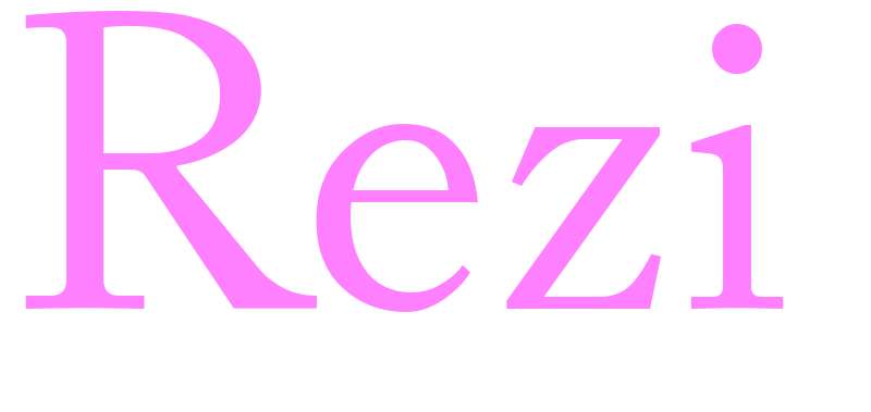 Rezi - girls name