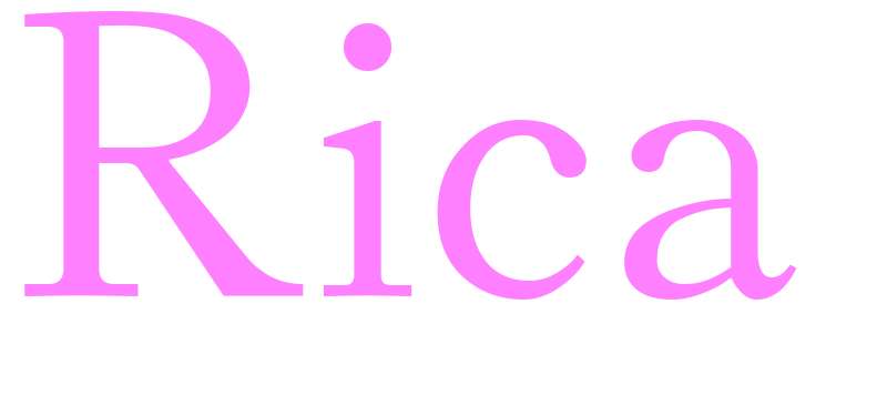 Rica - girls name