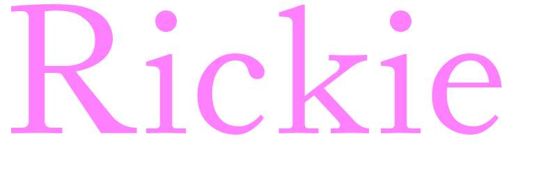 Rickie - girls name