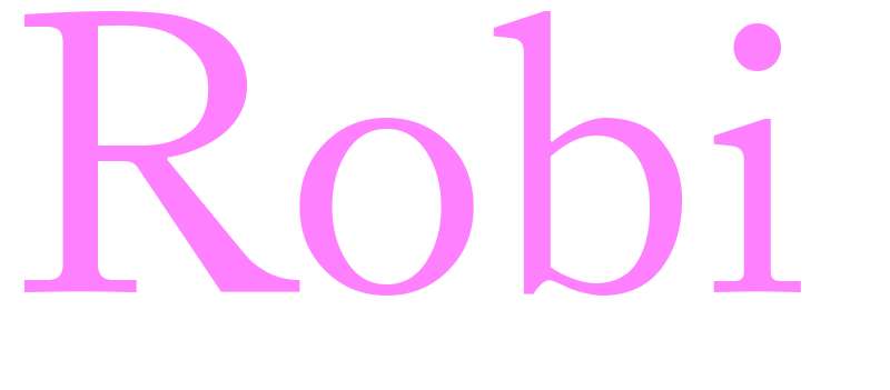 Robi - girls name