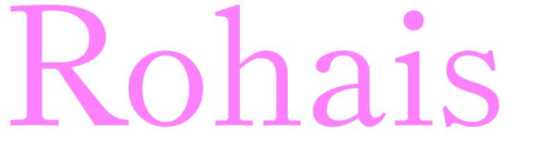 Rohais - girls name