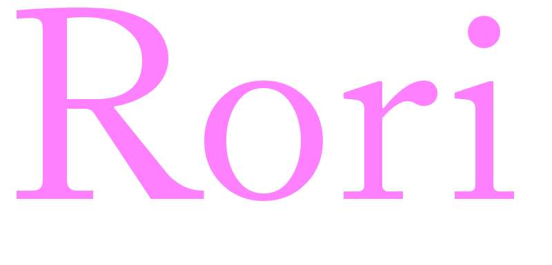 Rori - girls name