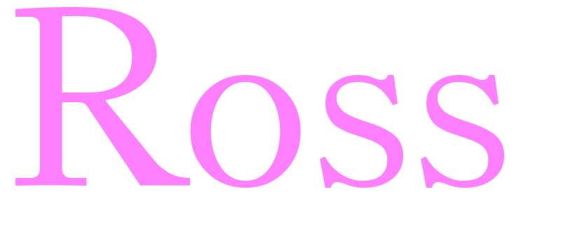 Ross - girls name