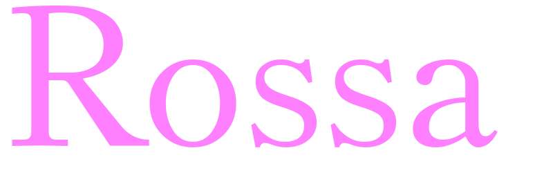 Rossa - girls name