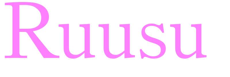 Ruusu - girls name