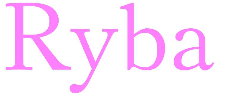 Ryba - girls name