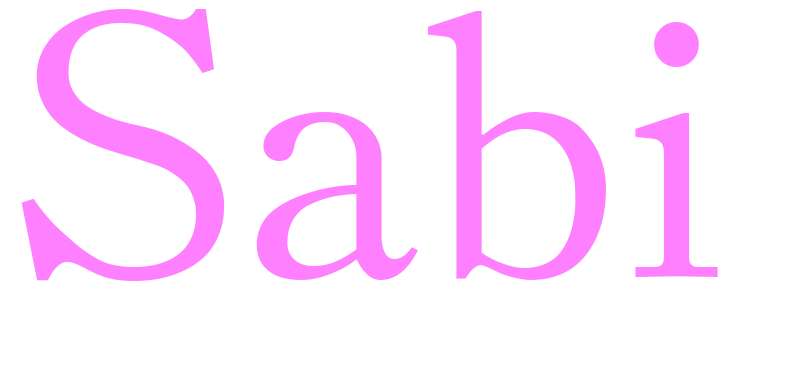 Sabi - girls name