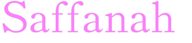 Saffanah - girls name