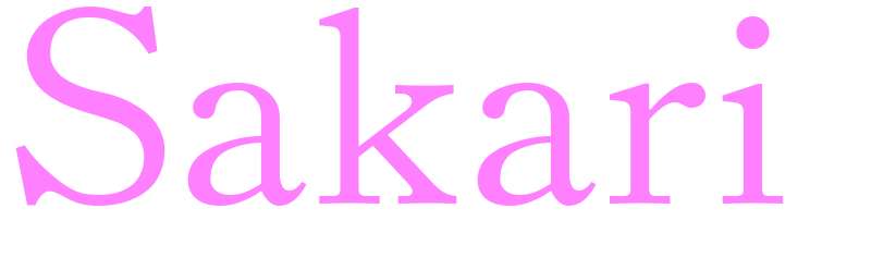 Sakari - girls name