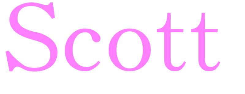 Scott - girls name