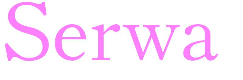 Serwa - girls name