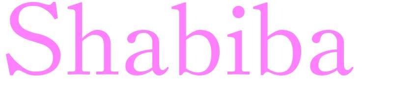 Shabiba - girls name