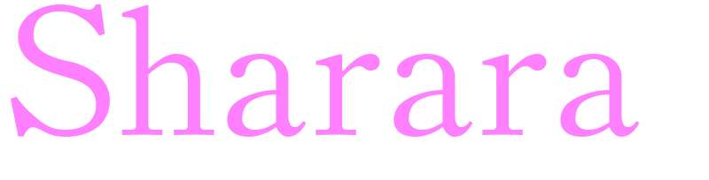 Sharara - girls name