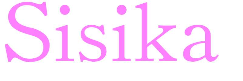 Sisika - girls name