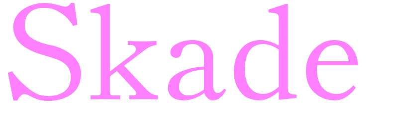 Skade - girls name