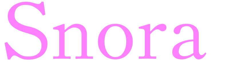 Snora - girls name