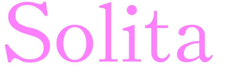 Solita - girls name