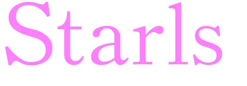 Starls - girls name