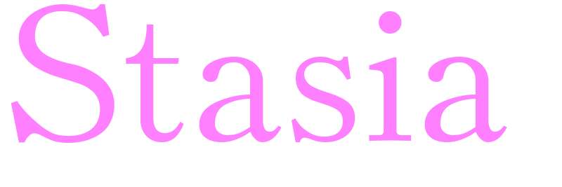 Stasia - girls name