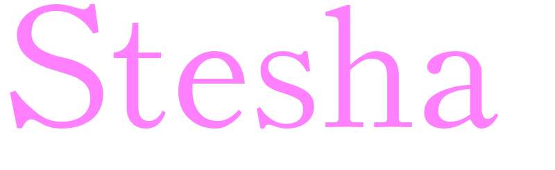 Stesha - girls name