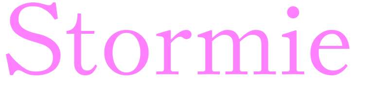 Stormie - girls name