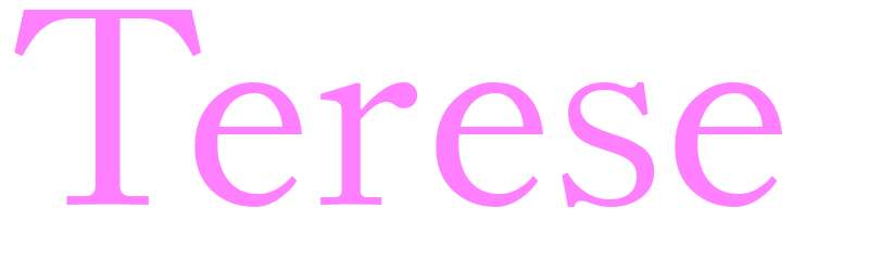 Terese - girls name