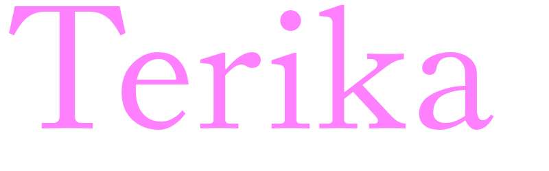 Terika - girls name