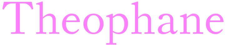 Theophane - girls name