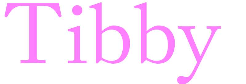 Tibby - girls name