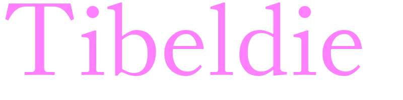 Tibeldie - girls name