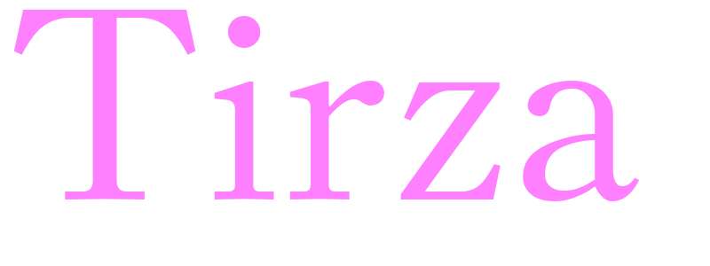 Tirza - girls name