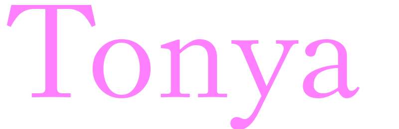 Tonya - girls name